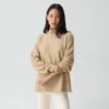 Theory Turtleneck Sweater In Astor Wool In Nude