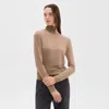 Theory Turtleneck Sweater In Regal Wool In Palomino