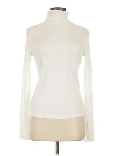 Pre-owned Theory Turtleneck Sweater In Ivory
