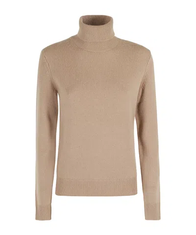 Theory Turtleneck Sweater In Nude