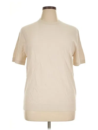 Pre-owned Theory Turtleneck Sweater In Tan