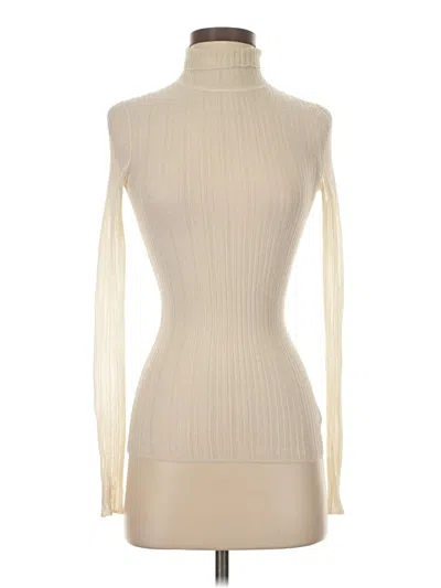 Pre-owned Theory Turtleneck Sweater In White