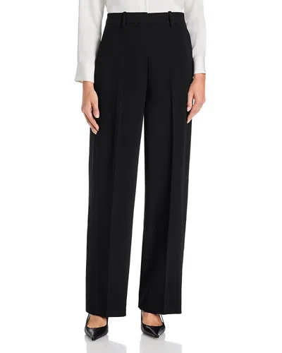Theory Tuxedo Pants In Admiral Crepe In Black