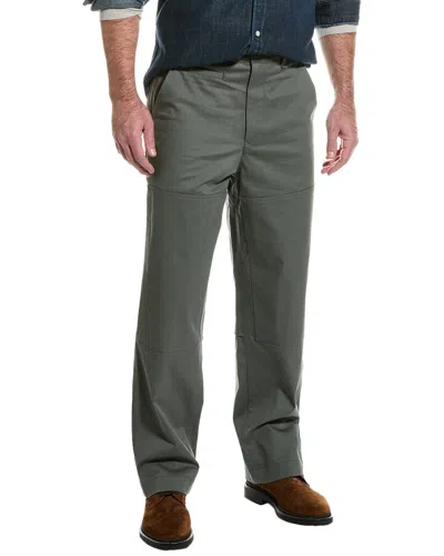 Theory Twill Pant In Green