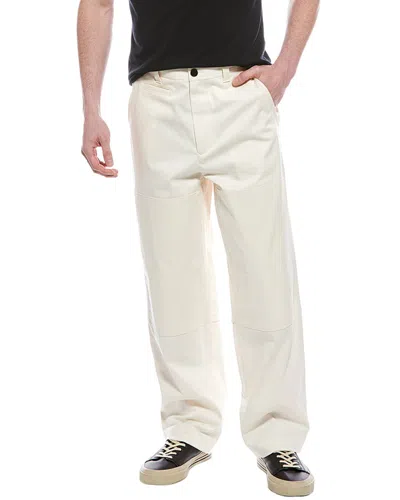 Theory Twill Pant In White