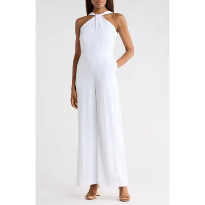 Theory Twist Bodice Ottoman Maxi Dress In White