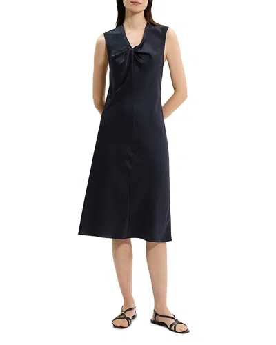 THEORY TWIST SCOOP DRESS