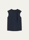 Theory Twisted Apex Pure Tank Top In Nctrn Way