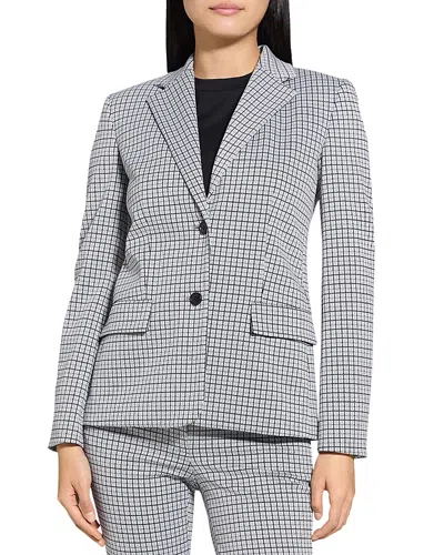 THEORY TWO BUTTON BLAZER