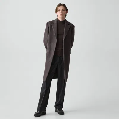 Theory Two-button Coat In Regal Coat In Brown