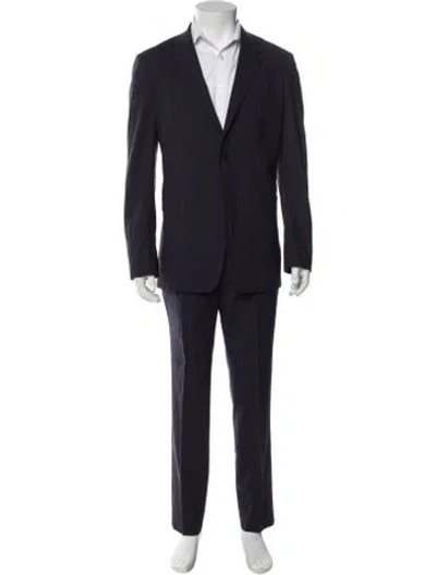 Pre-owned Theory Two-piece Suit In Blue
