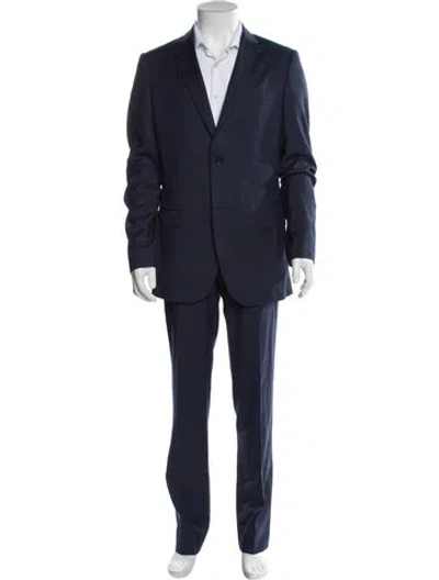 Pre-owned Theory Two-piece Suit In Blue