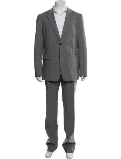 Pre-owned Theory Two-piece Suit In Gray