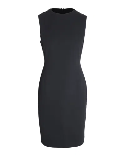 Theory Union Knit Sleeveless Dress In Black Viscose