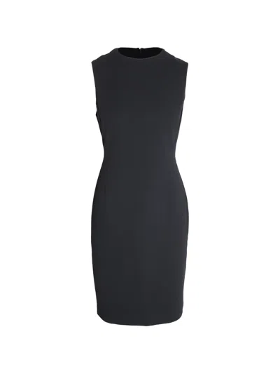 Pre-owned Theory Union Sleeveless Dress In Black
