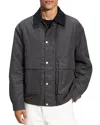 Theory Utility Blouson Jacket In Charcoal