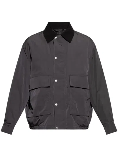 Theory Utility Bomber Jacket In Black