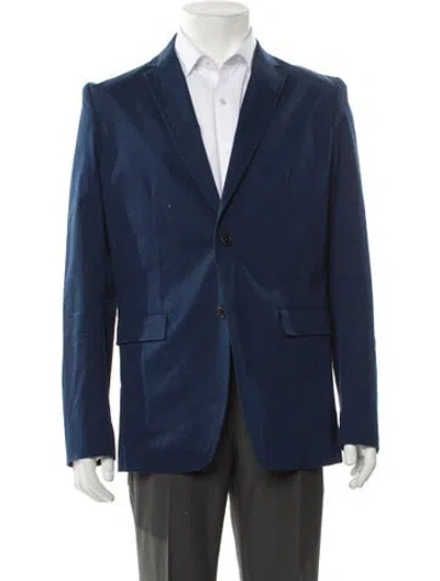Pre-owned Theory Utility Jacket In Blue