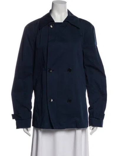 Pre-owned Theory Utility Jacket In Blue