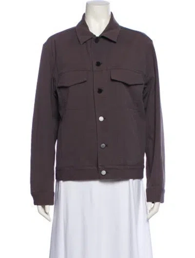 Pre-owned Theory Utility Jacket In Gray