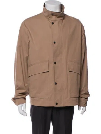 Pre-owned Theory Utility Jacket In Neutral