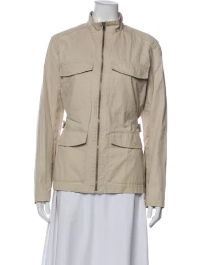Pre-owned Theory Utility Jacket In Neutral