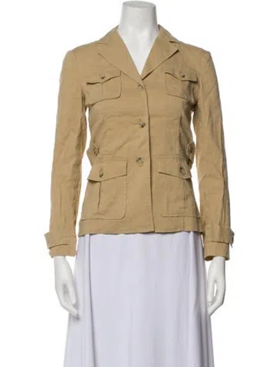 Pre-owned Theory Utility Jacket In Neutral