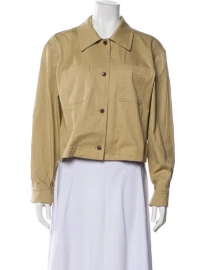 Pre-owned Theory Utility Jacket In Neutral