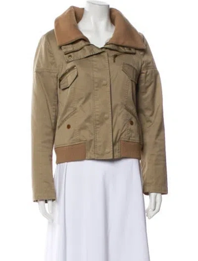 Pre-owned Theory Utility Jacket In Neutral