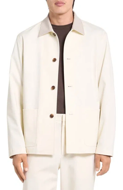 Theory Utility Jacket In Neutral