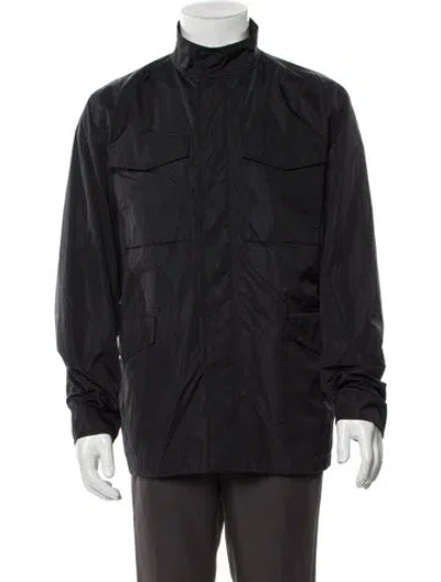 Pre-owned Theory Utility Jacket W/ Tags In Blue