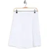 Theory Utility Linen Blend Shorts In White