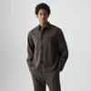 Theory Utility Overshirt In Motion Wool In Gray