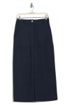 Theory Utility Patch Crop Wide Leg Pants In Noctrun Way