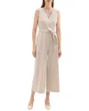 Theory V-front Crop Jumpsuit