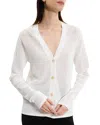 Theory Open Stitch V-neck Cardigan