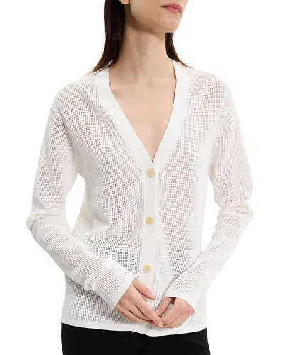 THEORY V NECK CARDIGAN SWEATER