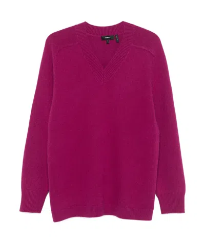 THEORY FINE-KNIT SWEATER