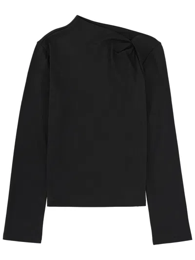 Theory V-neck Top In Black