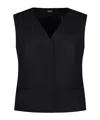 Theory V-neck Vest In Black
