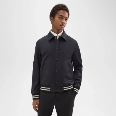 Theory Varsity Jacket In Neoteric In Black