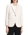 Theory Staple Admiral Crepe Blazer In Grey