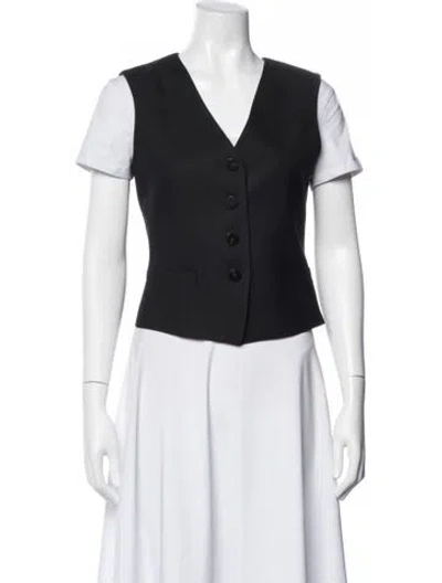 Pre-owned Theory Vest In Black