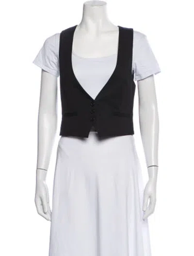 Pre-owned Theory Vest In Black