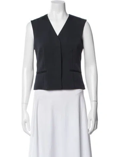 Pre-owned Theory Vest In Blue