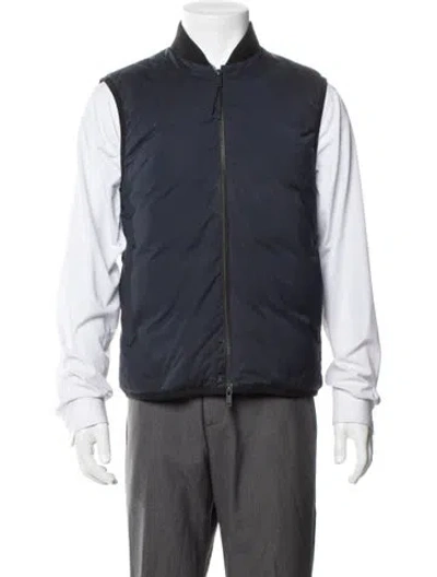 Pre-owned Theory Vest In Blue