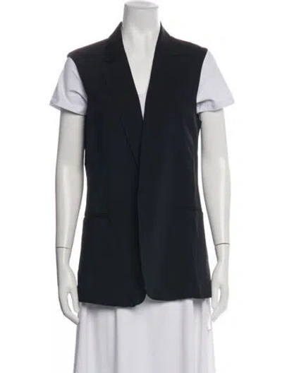 Pre-owned Theory Vest In Blue