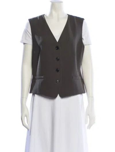 Pre-owned Theory Vest In Gray