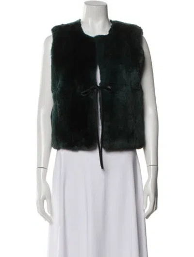 Pre-owned Theory Vest In Green