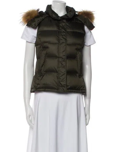Pre-owned Theory Vest In Green